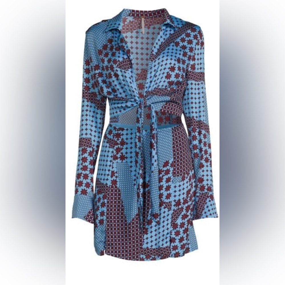 Free People Miki Geometric Mini NWT Large